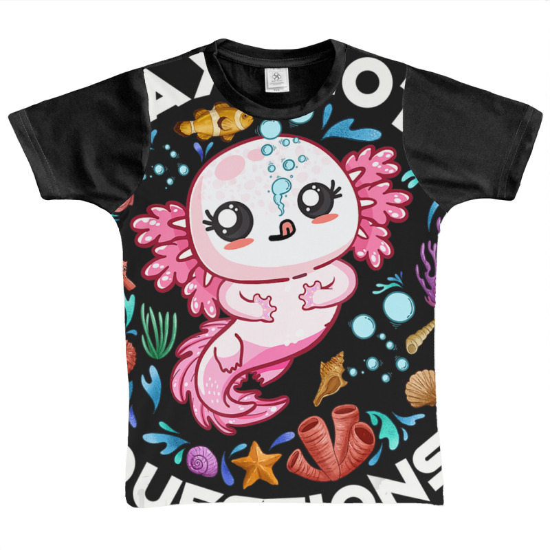 Limited Edition I Axolotl Questions Funny Saying Axolotl Lover Girls K Graphic Youth T-shirt by behindcedar22 | Artistshot