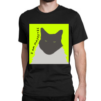 I Am Majestic Abstract Cat Classic T-shirt | Artistshot