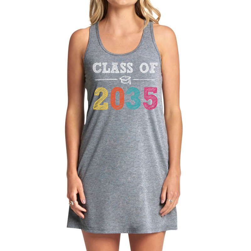 Class Of 2035 First Day Of School Grow With Me Graduation Tank Dress by ScottArtist | Artistshot