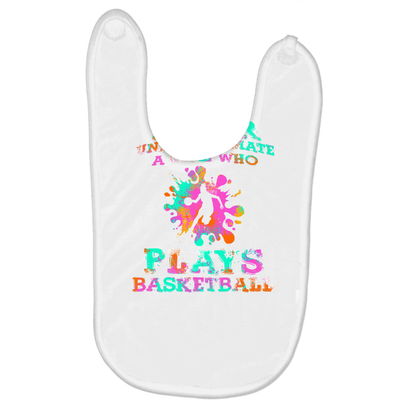 Basketball Player  Hoops Streetball Baller Basketball Girls Baby Bibs by Davidartist | Artistshot