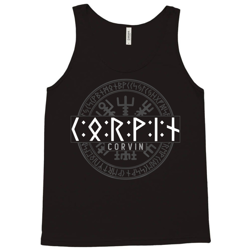 Corvin In Futhark Runes Viking T Shirt Tank Top | Artistshot