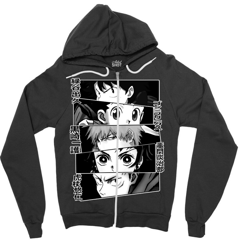 Hot Trend Anime Heroes V.2 Zipper Hoodie by webberkyla | Artistshot