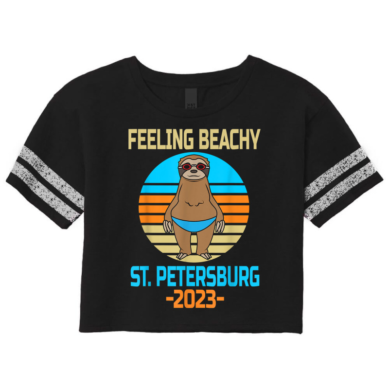 Funny St. Petersburg Vacation 2023   Fun Sloth T Shirt Scorecard Crop Tee by marge3nstbo | Artistshot