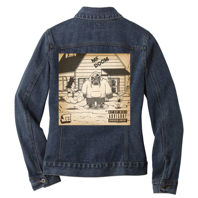 Hot Trend Dragon Doom Ladies Denim Jacket by femalesbaubles | Artistshot