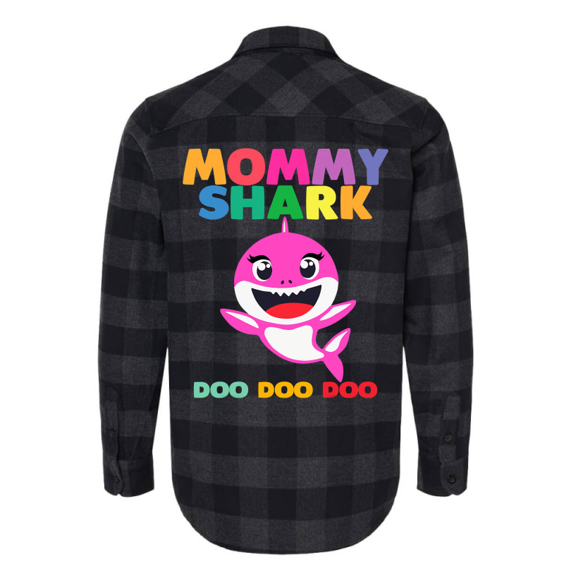 Mommy Shark Doo Doo   Mother S Day Mommy Shark Flannel Shirt | Artistshot