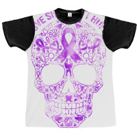 Sugar Skull Calavera Domestic Violence Awareness T Shirt Graphic T-shirt | Artistshot