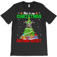 Funny Oriental Cat Lover This Is My Christmas Pajama Xmas T Shirt T-shirt | Artistshot