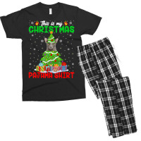 Funny Oriental Cat Lover This Is My Christmas Pajama Xmas T Shirt Men's T-shirt Pajama Set | Artistshot