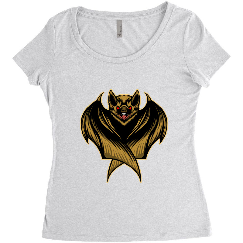 Bat Women's Triblend Scoop T-shirt | Artistshot