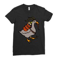 Trending Krampus.. A Christmas Goose Ladies Fitted T-shirt | Artistshot