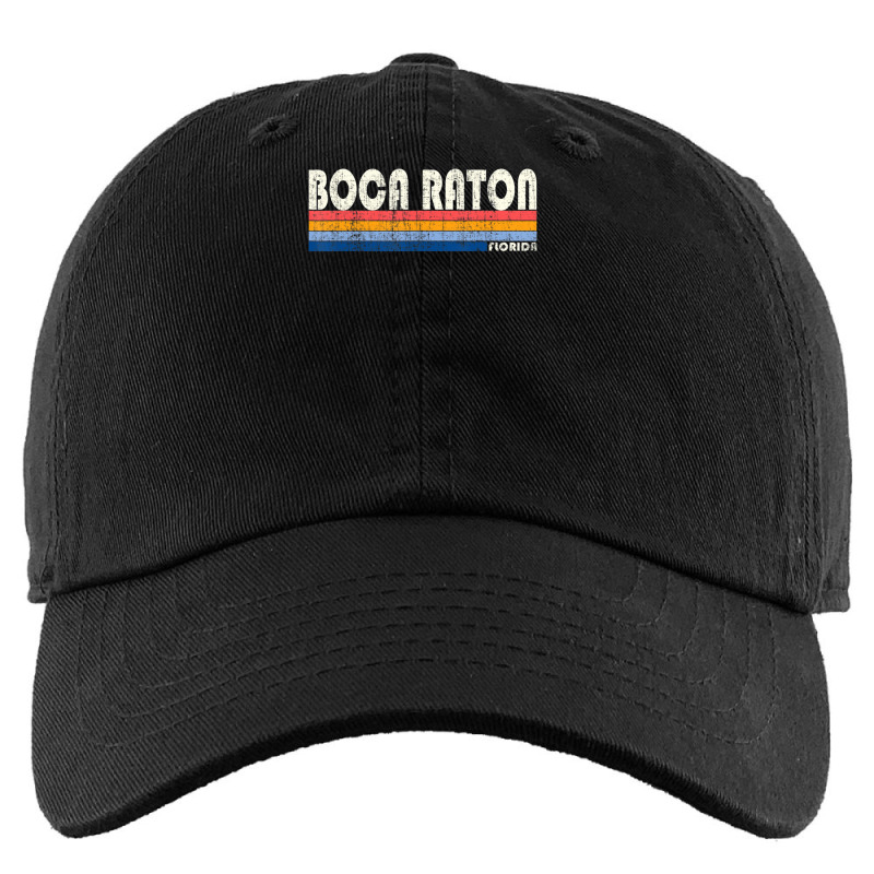 Vintage 70s 80s Style Boca Raton Fl Kids Cap by hongquangd | Artistshot