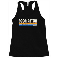 Vintage 70s 80s Style Boca Raton Fl Racerback Tank | Artistshot