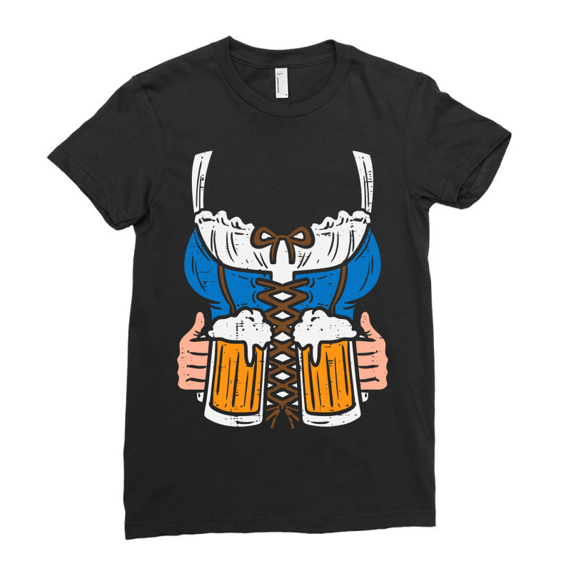 Drindl Costume German Bavarian Oktoberfest Festival Women Ladies Fitted T-Shirt by BarbaraArtist | Artistshot