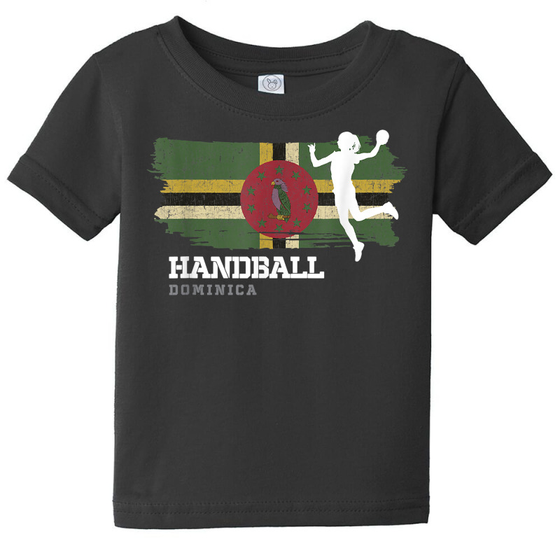 Handball Player Dominica Flag Sports Womens Handball T Shirt Baby Tee by lavenakf44f | Artistshot