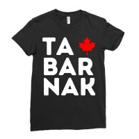 Tabarnak French Canadian Language Flag Canada Maple Leaf Pullover Hood Ladies Fitted T-shirt | Artistshot