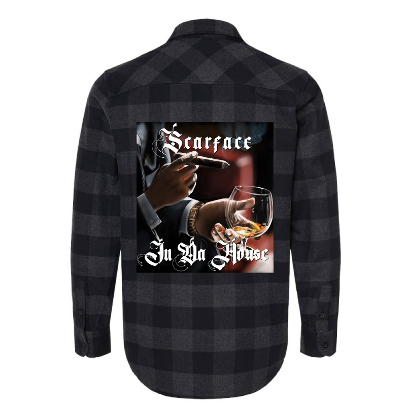 Scarface In Da House T Shirt Artwork Flannel Shirt | Artistshot