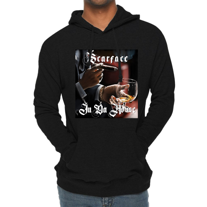 Scarface In Da House T Shirt Artwork Lightweight Hoodie | Artistshot