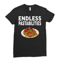 Endless Pastabilities Gifts Funny Pasta Spaghetti Ladies Fitted T-shirt | Artistshot