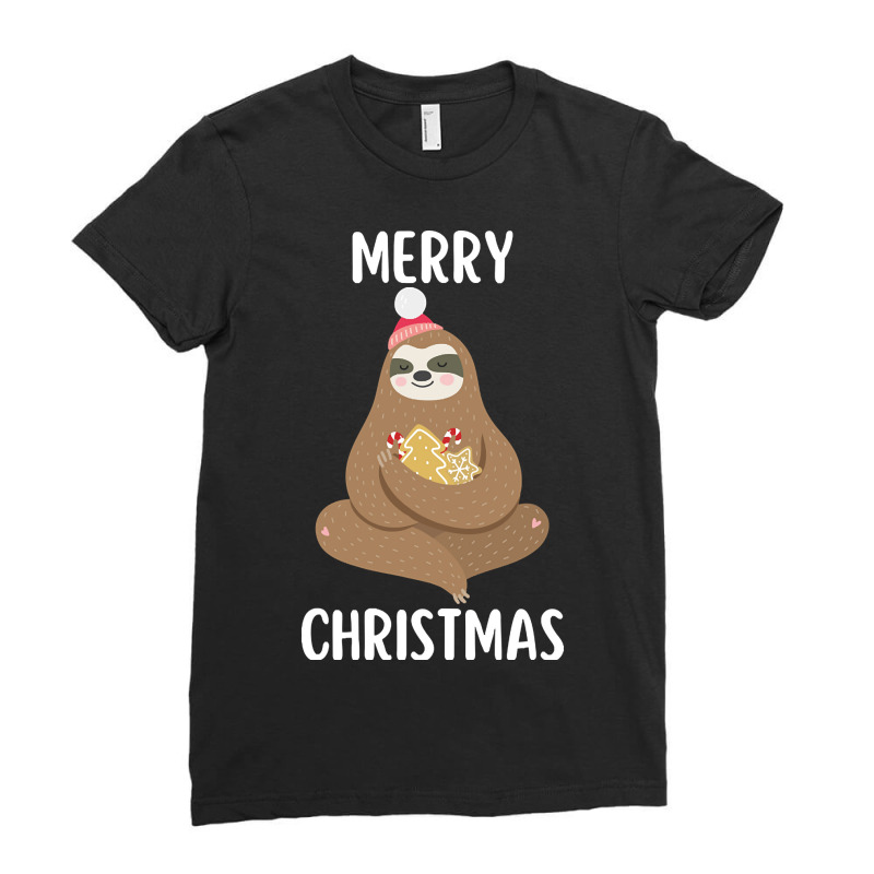 Trending Merry Christmas Funny Christmas Shirt-oto66 Ladies Fitted T-Shirt by Sierra Dennis | Artistshot