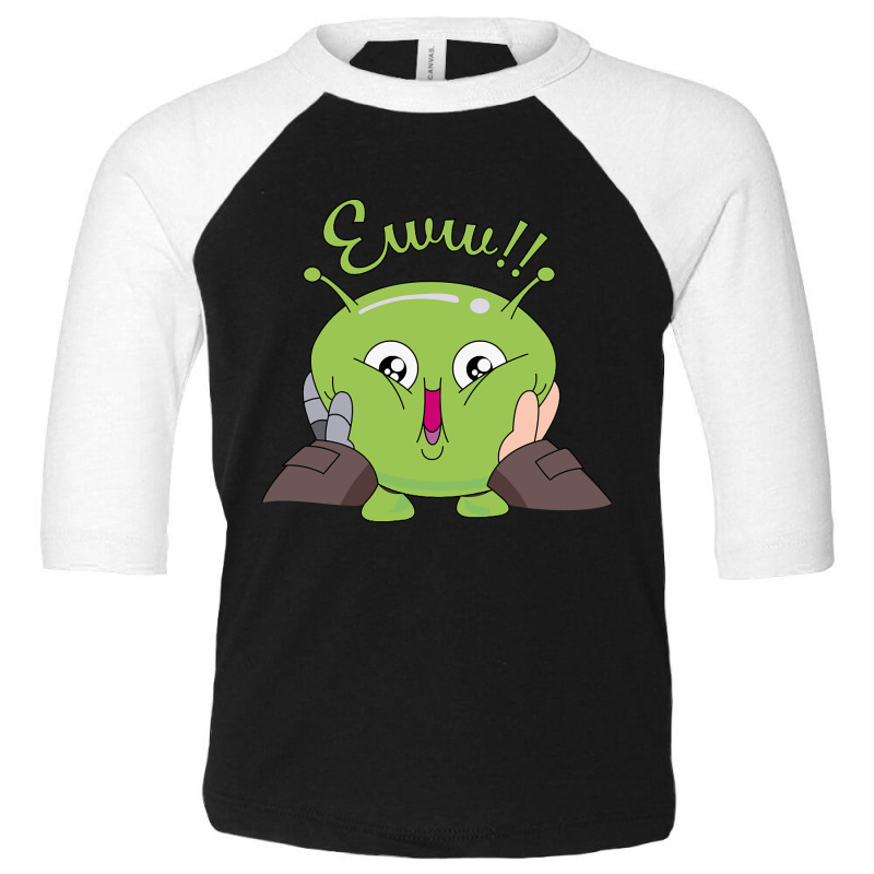 Hot Trend Eww! Mooncake Final Space Toddler 3/4 Sleeve Tee by femalesbaubles | Artistshot