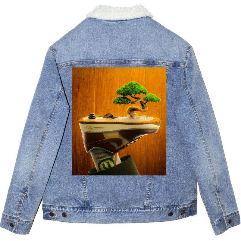 Limited Edition Sneakerz Island Unisex Sherpa-Lined Denim Jacket by poppyallen | Artistshot