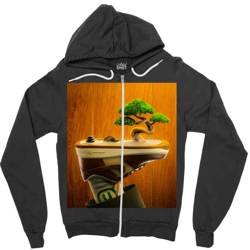 Limited Edition Sneakerz Island Zipper Hoodie by poppyallen | Artistshot