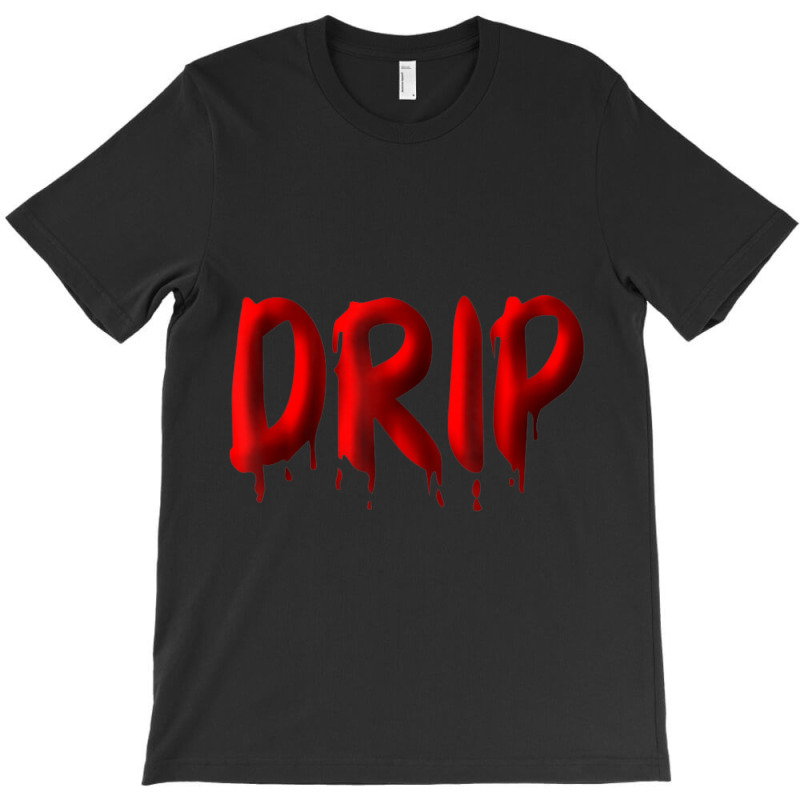 Limited Edition Drippy Red Drippin Letters Streetwear Hip Hop Tees Top T-shirt | Artistshot