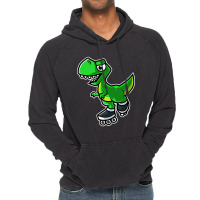 Dinosaur Tyrannosaurus Rex Retro Roller Skate Graphic Vintage Hoodie | Artistshot