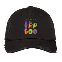 Boo Hands American Sign Language Pride Asl Halloween Vintage Cap | Artistshot