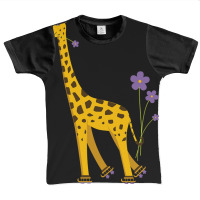 Trending Funny Roller Skating Giraffe Graphic Youth T-shirt | Artistshot