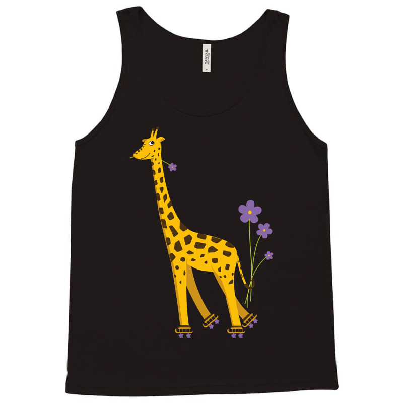 Trending Funny Roller Skating Giraffe Tank Top by seifertmurryq3jmxs | Artistshot