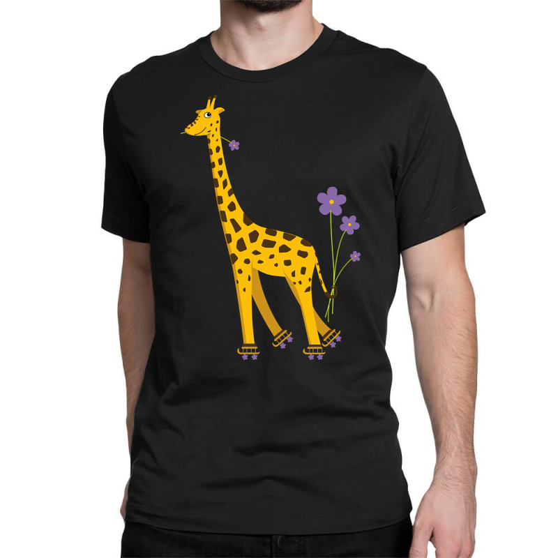 Trending Funny Roller Skating Giraffe Classic T-shirt by seifertmurryq3jmxs | Artistshot