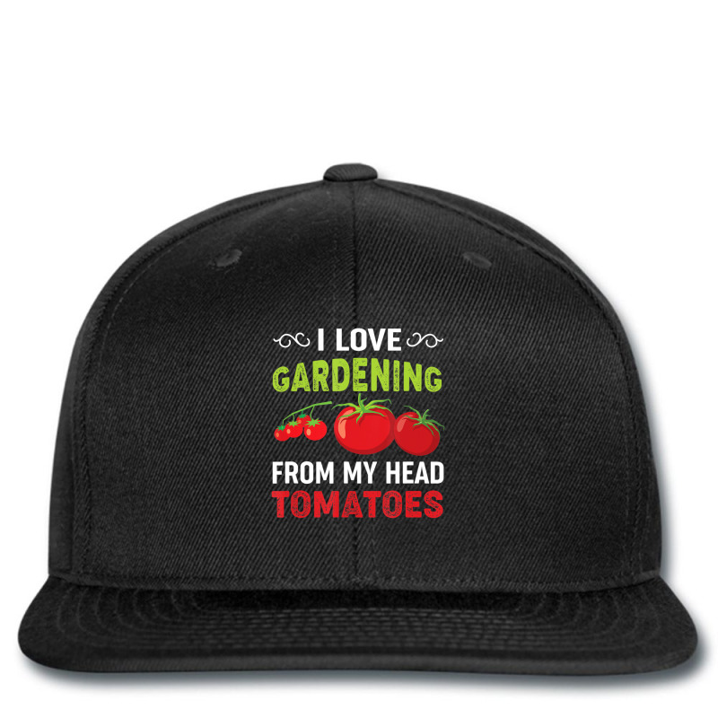 Limited Edition I Love Gardening From My Head Tomatoes Funny Gardener Printed hat by behindcedar22 | Artistshot