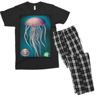 Jellyfish Artwork Beach Men's T-shirt Pajama Set | Artistshot