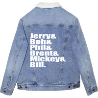 Jerry And Friends Unisex Sherpa-lined Denim Jacket | Artistshot