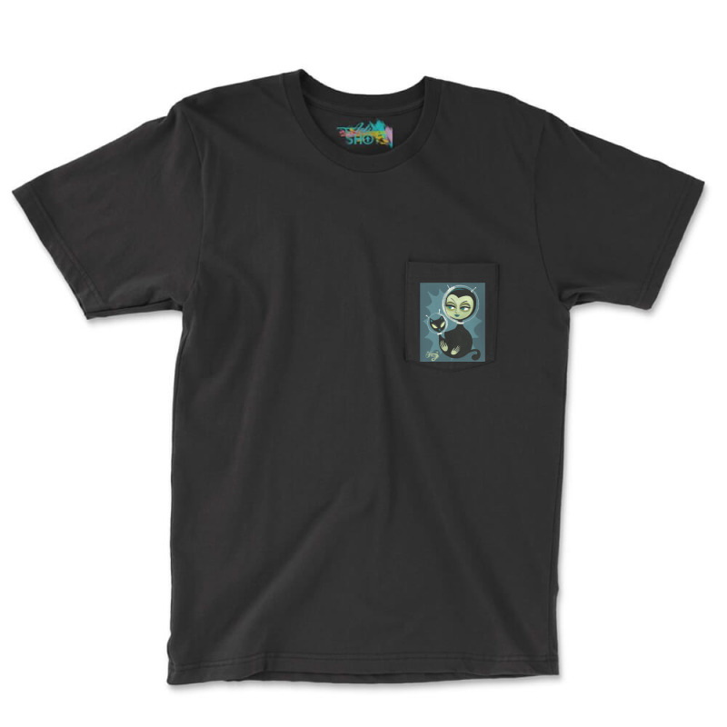 Martian Beauty Pocket T-shirt | Artistshot