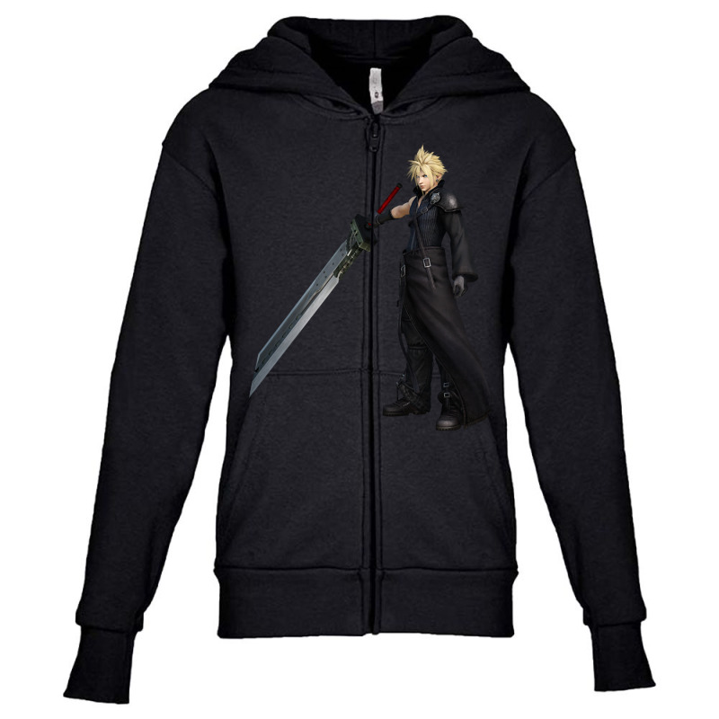 Limited Edition Final Fantasy-bbkxr Youth Zipper Hoodie by femalesbaubles | Artistshot