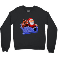 Trending Rudolph And Santa Rankin Bass Retro Vintage Crewneck Sweatshirt | Artistshot