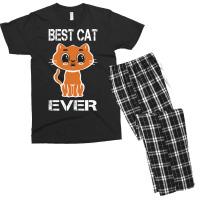 Hot Trend Best Cat Ever Men's T-shirt Pajama Set | Artistshot