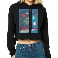 Spacescape Cropped Hoodie | Artistshot