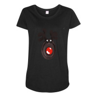 Limited Edition Reindeer Maternity Scoop Neck T-shirt | Artistshot