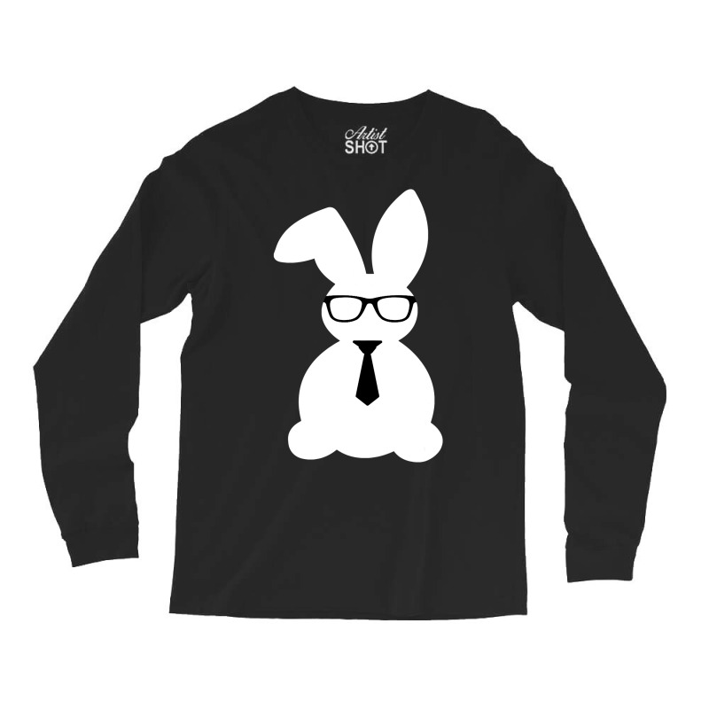 Cute Bunny Bow Tie Men Boys Kids Funny Easter Day Long Sleeve Shirts | Artistshot