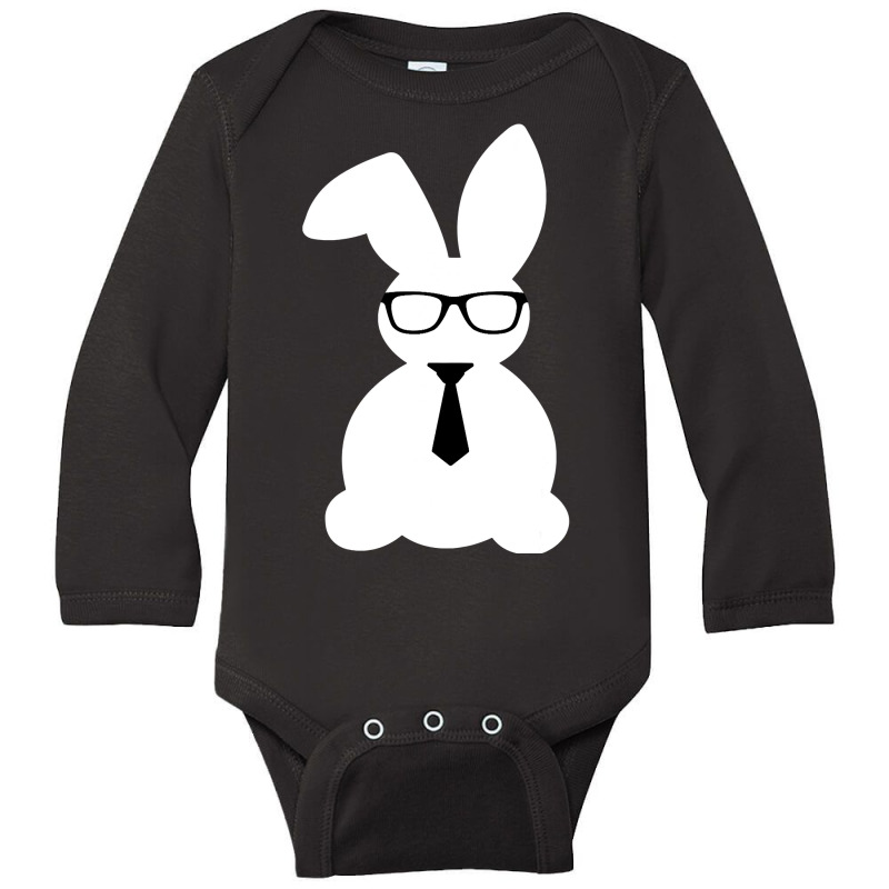 Cute Bunny Bow Tie Men Boys Kids Funny Easter Day Long Sleeve Baby Bodysuit | Artistshot