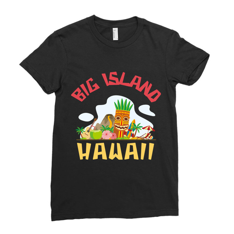 Hot Trend Big Island Hawaii-0lnzk Ladies Fitted T-Shirt by Jerhogen528 | Artistshot