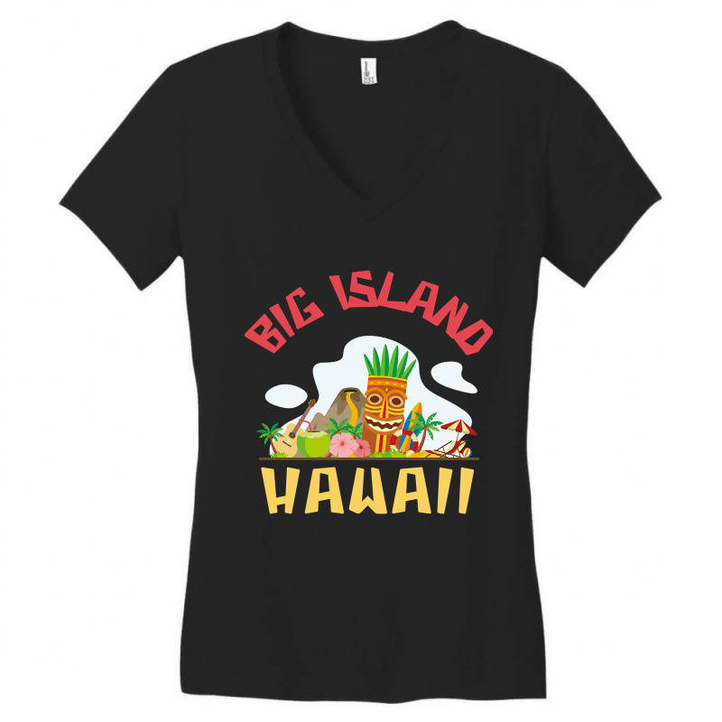 Hot Trend Big Island Hawaii-0lnzk Women's V-Neck T-Shirt by Jerhogen528 | Artistshot