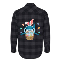 Cute Bunny Shark Easter  For Boys Girls Flannel Shirt | Artistshot