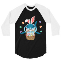 Cute Bunny Shark Easter  For Boys Girls 3/4 Sleeve Shirt | Artistshot