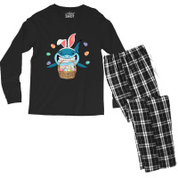 Cute Bunny Shark Easter  For Boys Girls Men's Long Sleeve Pajama Set | Artistshot