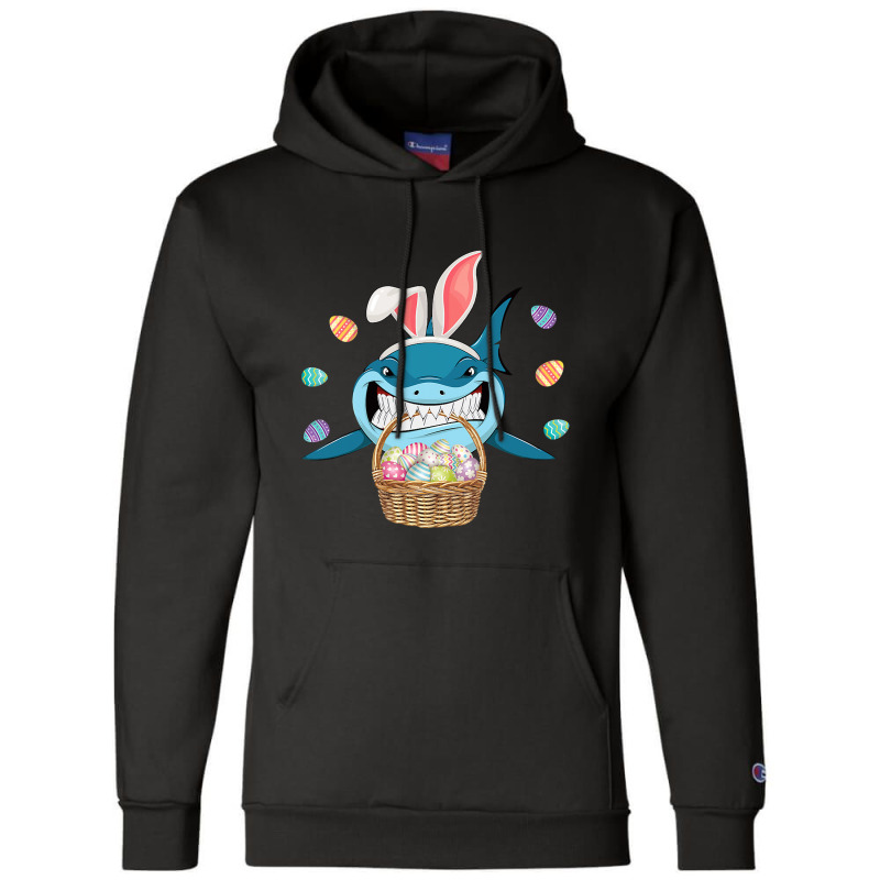 Cute Bunny Shark Easter  For Boys Girls Champion Hoodie by HANANELArtist | Artistshot