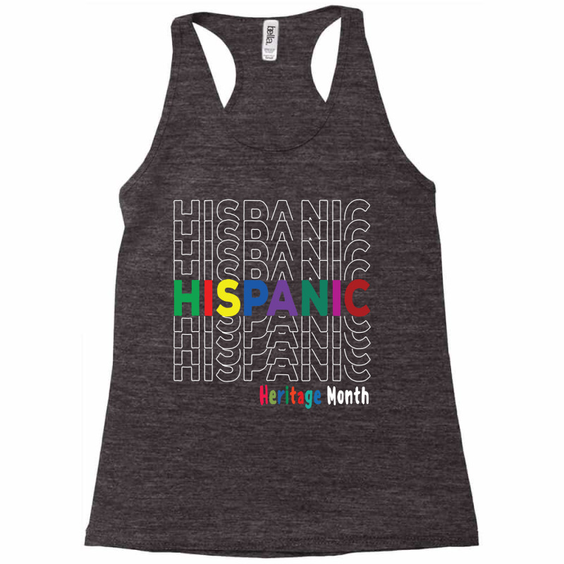 National Hispanic Heritage Month Latin America Culture Racerback Tank by AlejandroArtist | Artistshot